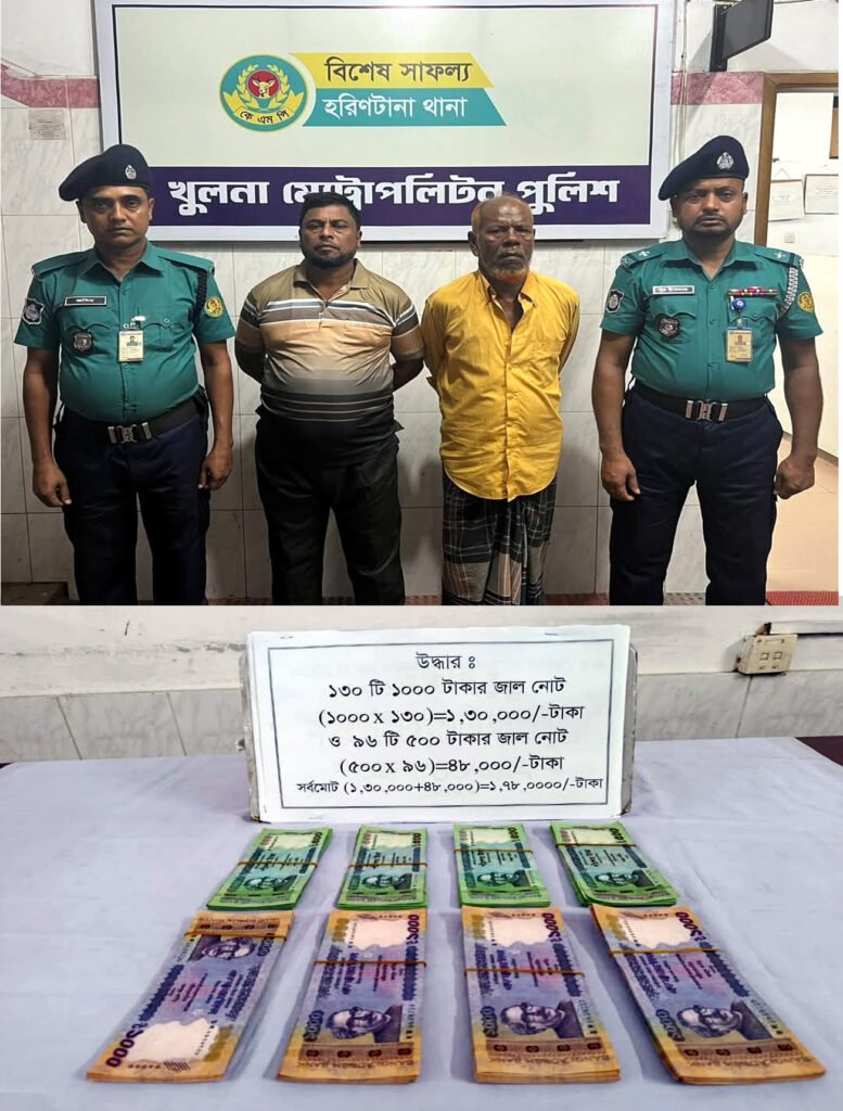 খুলনায় জাল নোটসহ দুই জন আটক 1 2 12