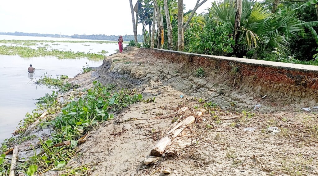 মোরেলগঞ্জে ভাঙনের আতংকে নির্ঘুম রাত কাটছে শত শত পরিবারের 10 12 16